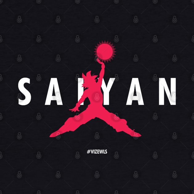 Saiyan God Jumpman | Red by Vizewls